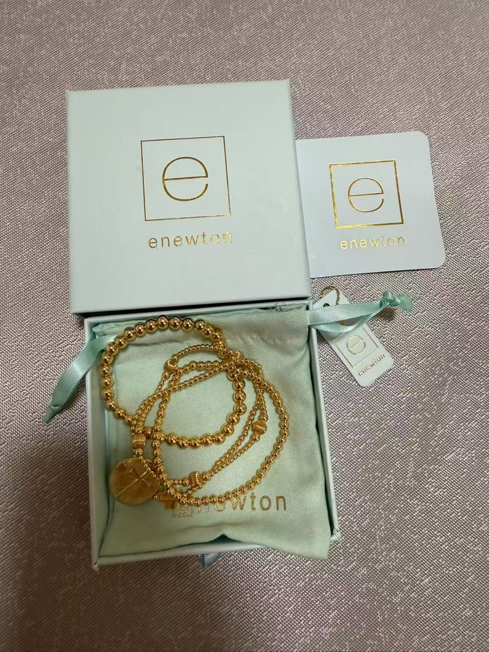 Gold Enewton Four-Piece  Bracelet Set